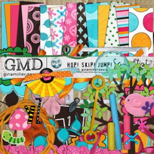 Scrap Artist: Hop! Skip! Jump! by Gina Miller Scrap Artist: Hop! Skip! Jump! by Gina Miller