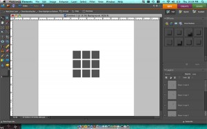 Step 1. Assemble the shapes you'd like the photo to fill on your layout. step1.tiff