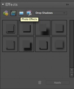 Step 1: In your Effects panel, click on Photo Effects. find1