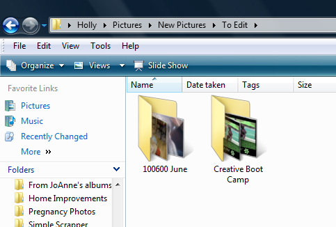 01 To Edit Folder