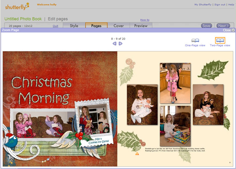 qp with shutterfly
