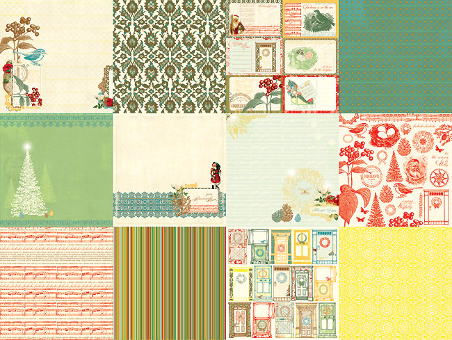 Webster's Pages Botanical Christmas