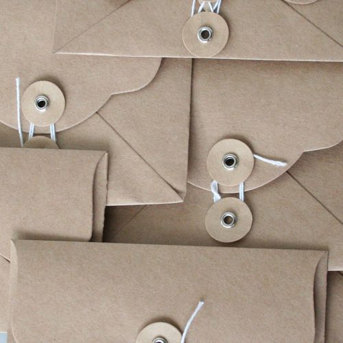 Maya Road Kraft Vintage Edge Envelopes