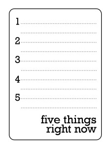 fivethings