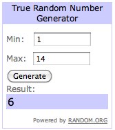 RANDOM.ORG - True Random Number Service