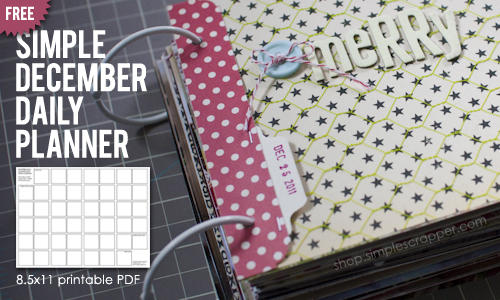Free Simple December Daily Planner Printable