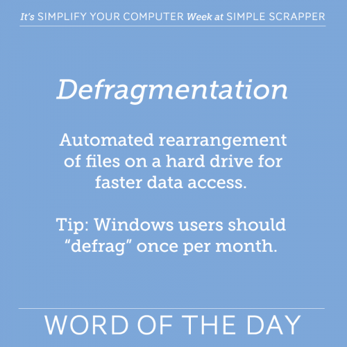 WOTD Defrag
