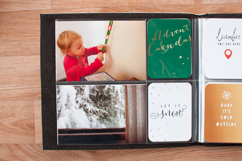 Completed Holiday Photo Album from Simple Scrapper