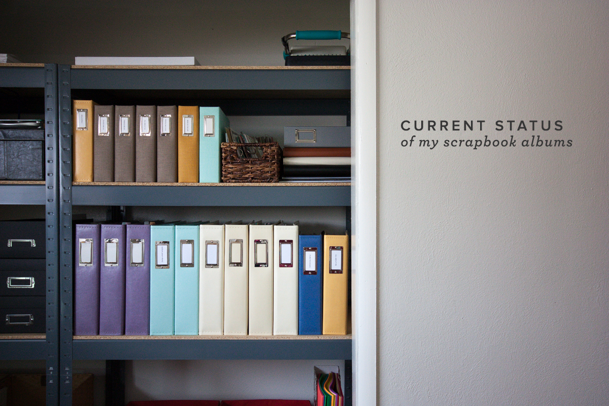 How to Organize Scrapbook Albums from Simple Scrapper
