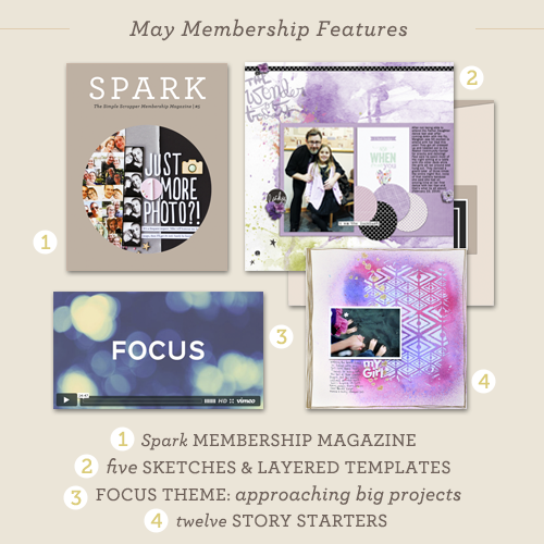 May Membership Reveal at Simple Scrapper