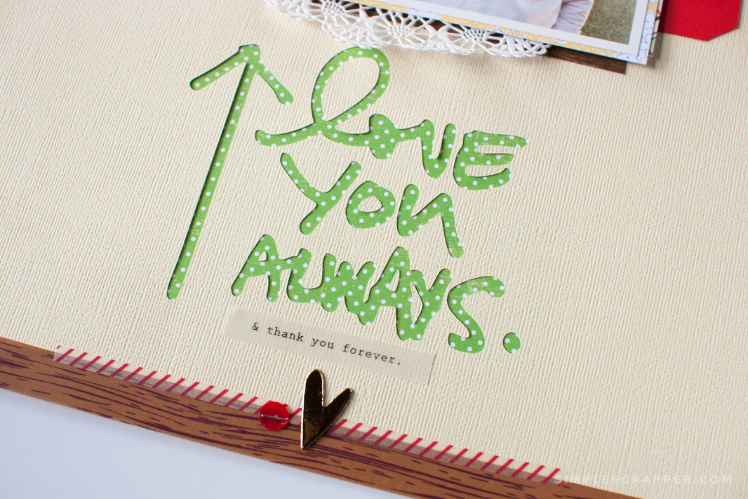 Create Page Titles Easily with Cut Files | Simple Scrapbook Ideas