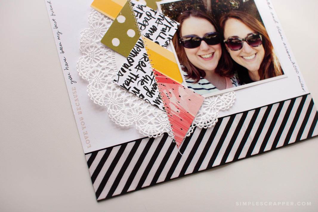 Love You Because | Simple Scrapbook Layout