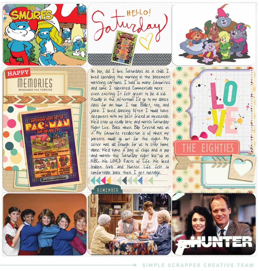 Layout by Melanie Ritchie for Simple Scrapper