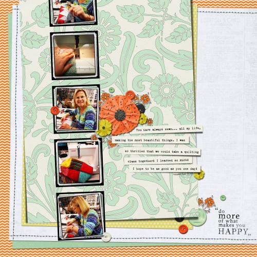 Download a free sketch and template set at Simple Scrapper every month in 2015.