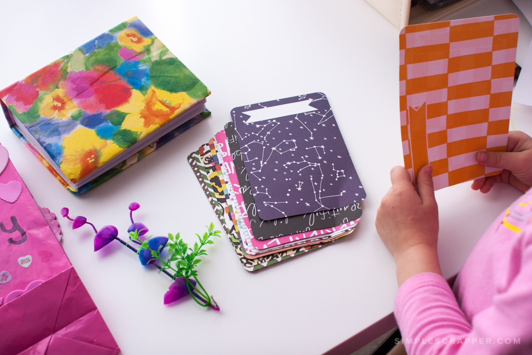 Scrapbooking with a Preschooler