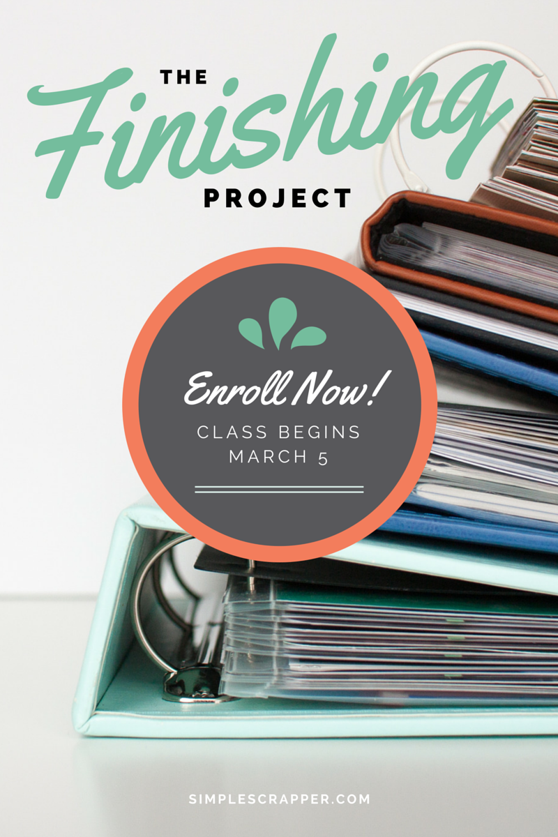 The Finishing Project begins March 5.