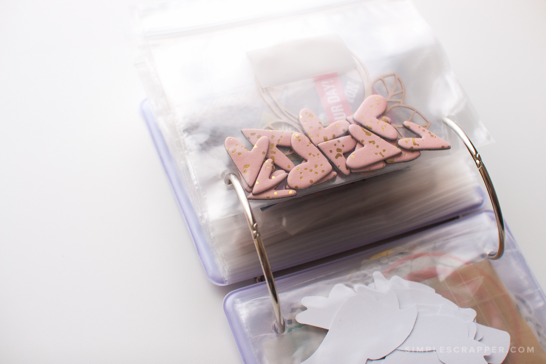 Storage Binder for Scrapbook Die Cuts