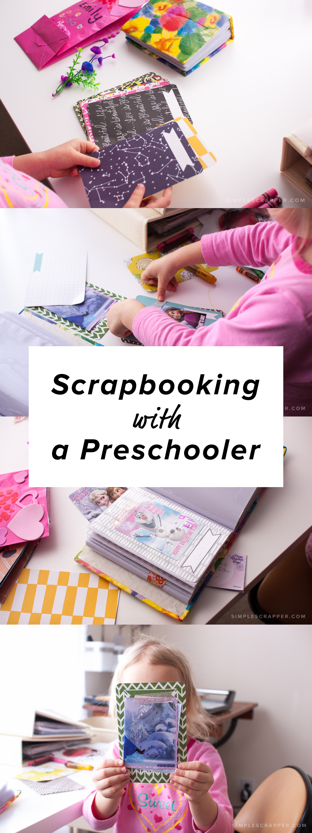 Scrapbooking with a Preschooler