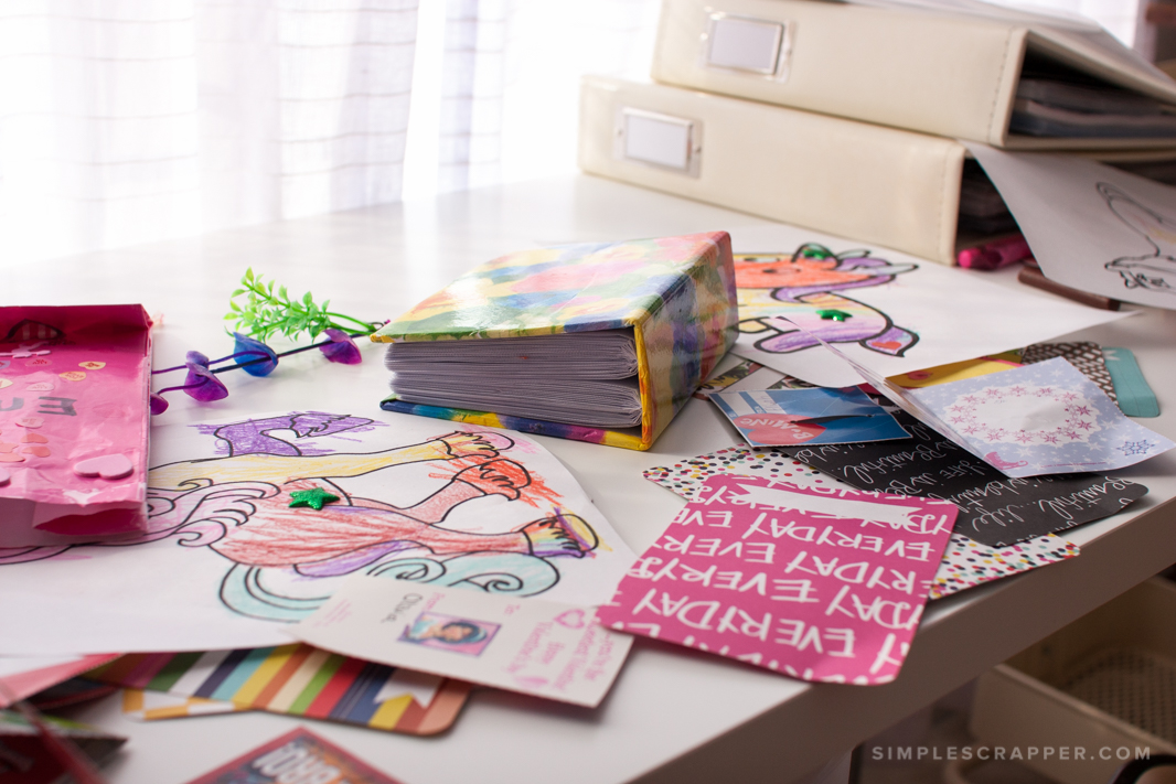 Scrapbooking with a Preschooler