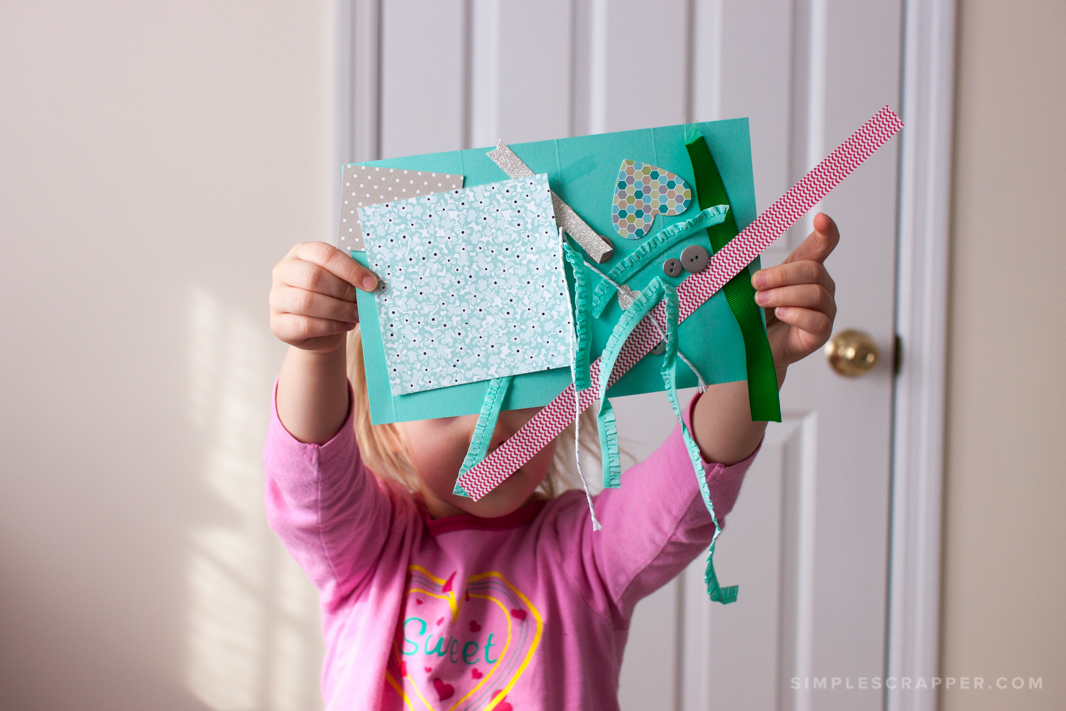 Scrapbooking with a Preschooler