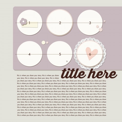 April Free Sketch & Template at Simple Scrapper