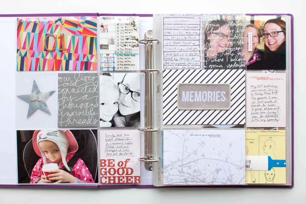 Scrapbooking the Year in 9x12