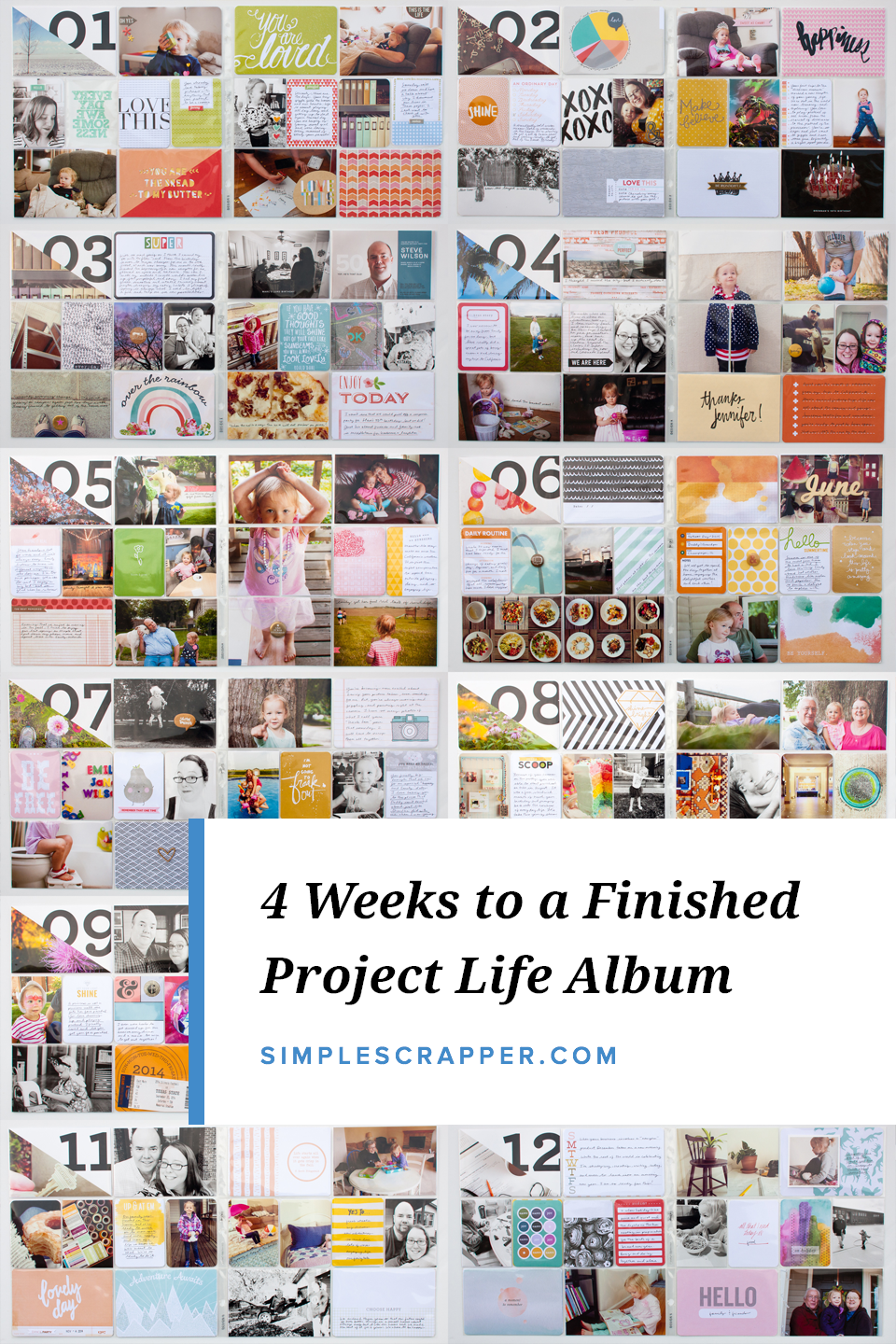 How I Finished a Year of Project Life in a Month