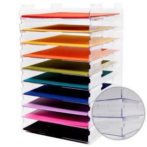 Whether you store paper scrapbook kits over the long time or just until you make a few things, finding the best storage solution for your needs can add ease to the creative process.