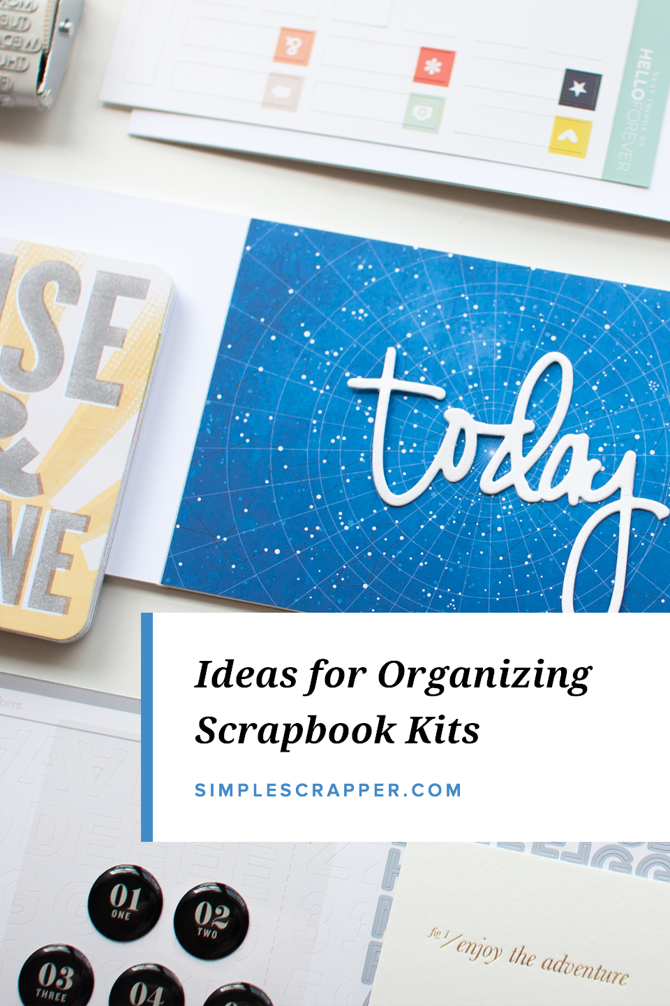 Whether you store paper scrapbook kits over the long time or just until you make a few things, finding the best storage solution for your needs can add ease to the creative process.
