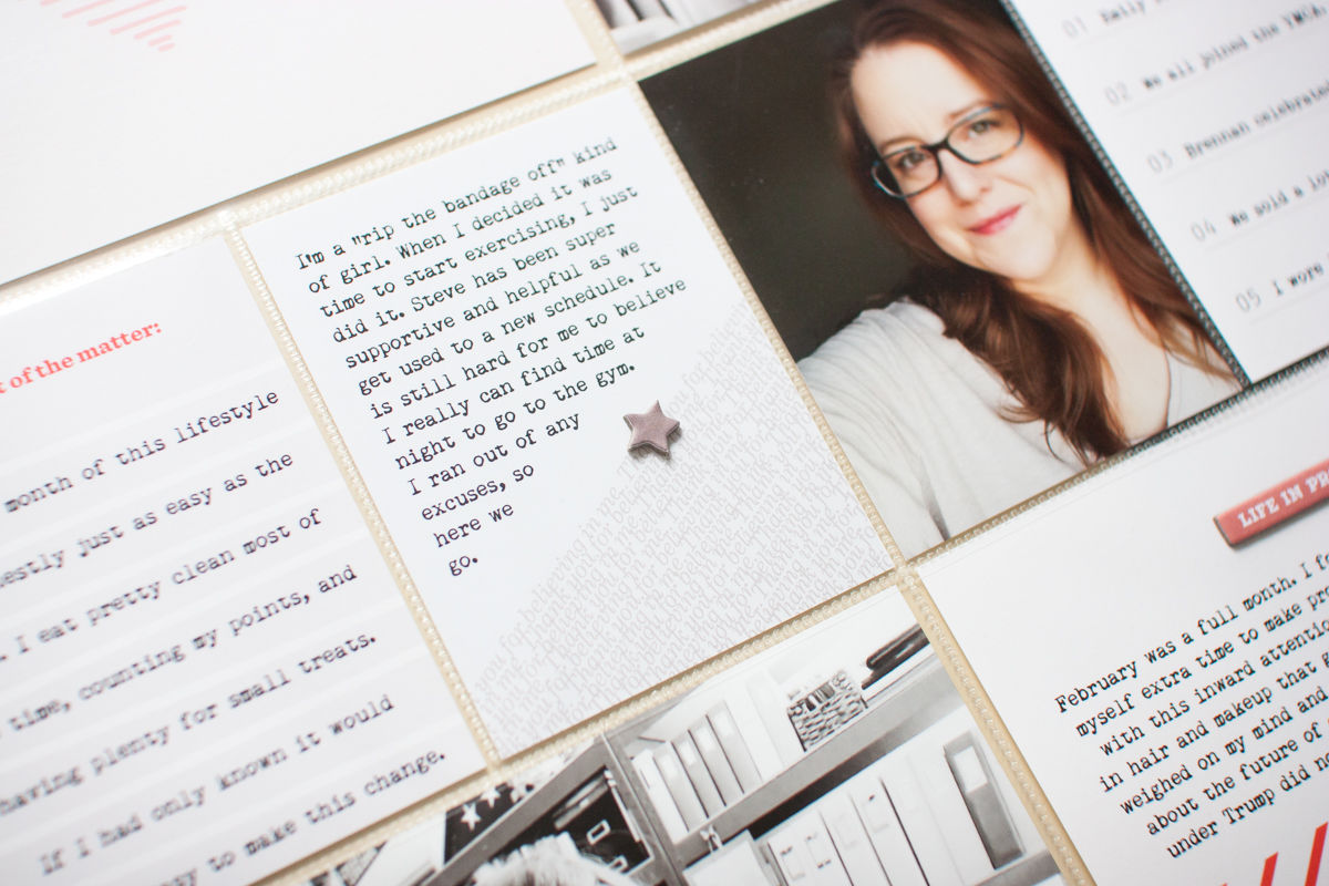 Download free templates for creating a hybrid Project Life spread using Lightroom and Photoshop.
