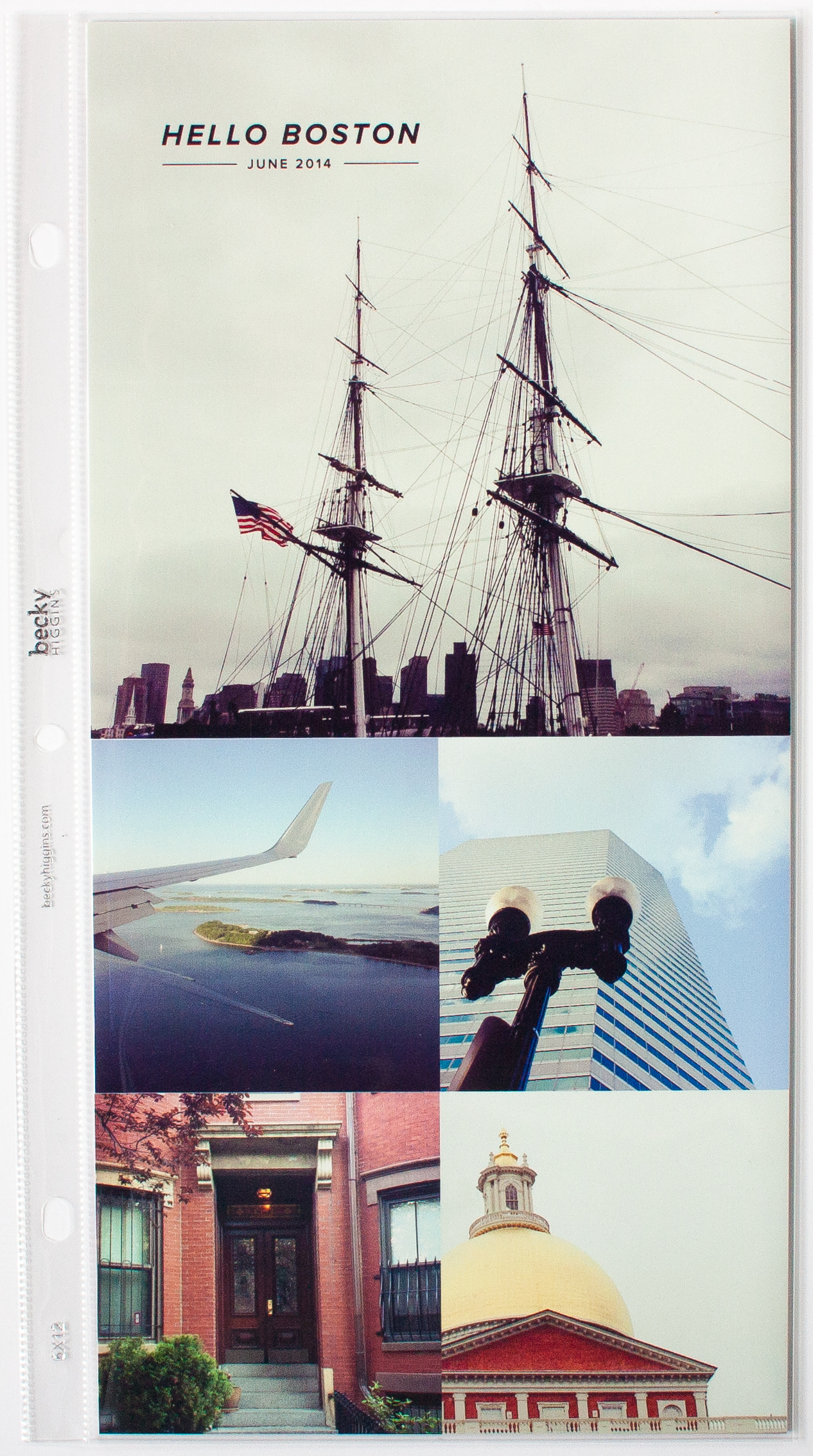 idea for vacation photo collage