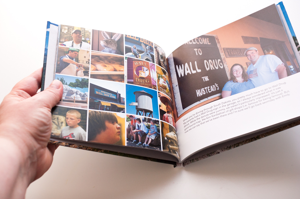 idea for vacation photo book