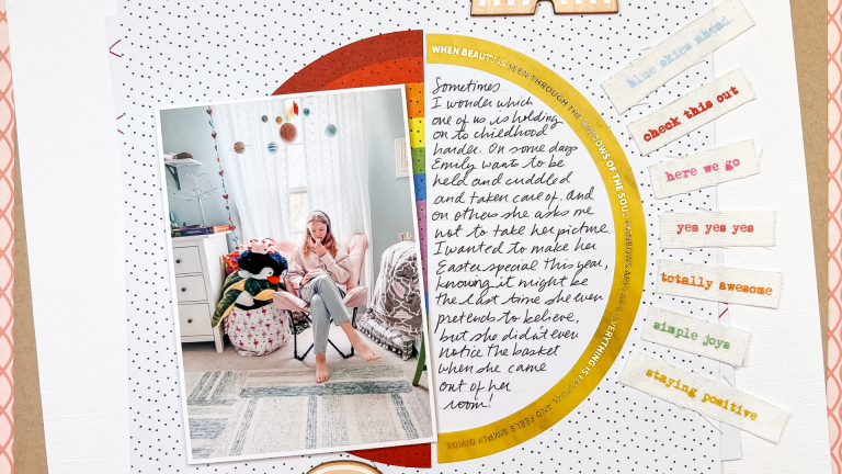 Layout: Scrapbooking a Snapshot of Daily Life
