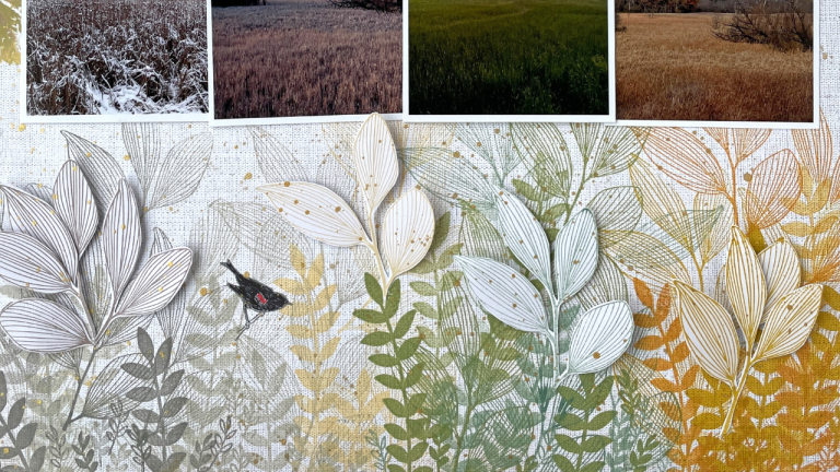 13 Easy Ideas for Stamping on Scrapbook Pages